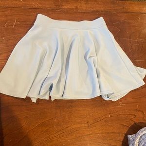 baby blue skirt